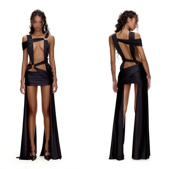 Bupbes Paloma Dress in Black Medium - Picture 1 of 4